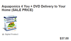 Aquaponic DVD package $37