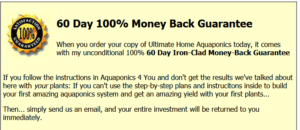 60 Day 100% Money Back Guarantee