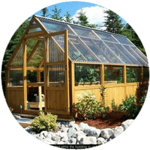 Wood Frame Greenhouse