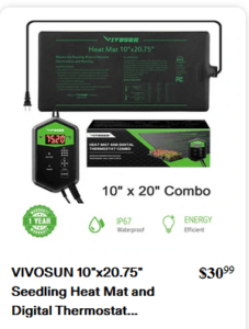 Seedling Heat Mat 10 x 20.75 _digital thermomstat