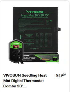 Seedling Heat Mat with Digital Thermostat